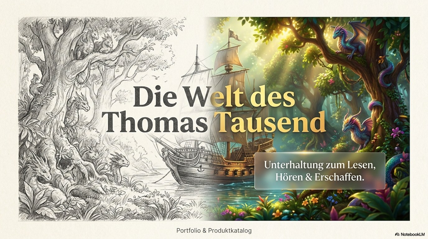 Die Welt des Thomas Tausend – Unterhaltung zum Lesen, Hören und Erschaffen