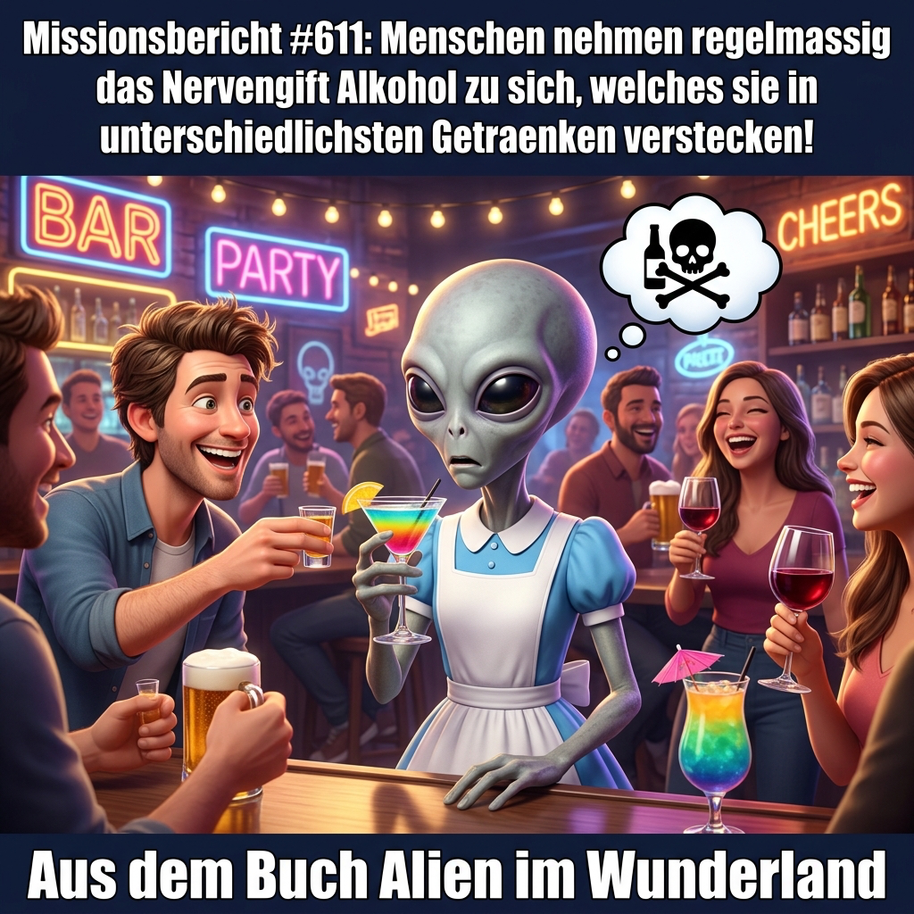 Kirk-Meme über Alkohol und die Trinkkultur der Erdlinge
