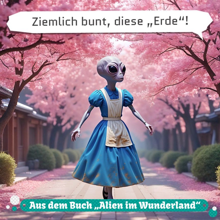 Kirk-Meme: Ziemlich bunt, diese Erde! — Aus dem Roman Alien im Wunderland